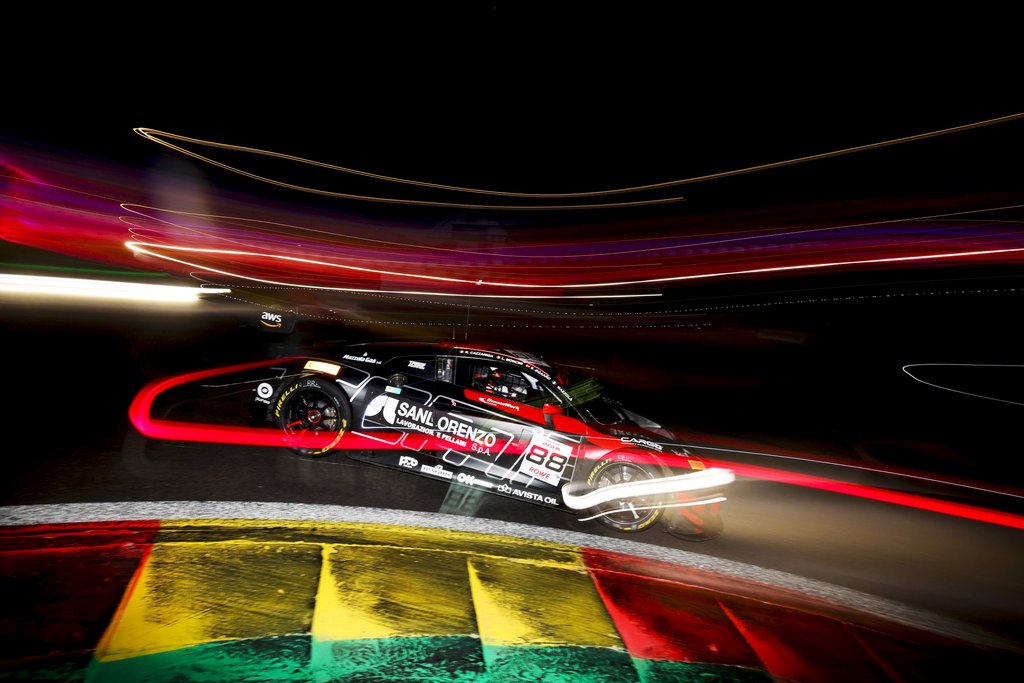Udgik kort før mål: Sebastian Øgaard uheldig på Spa-Francorchamps
(Foto: Tresor Competition)
